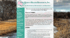Desktop Screenshot of nmhr.org