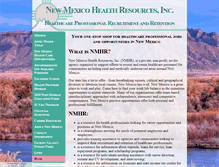 Tablet Screenshot of nmhr.org